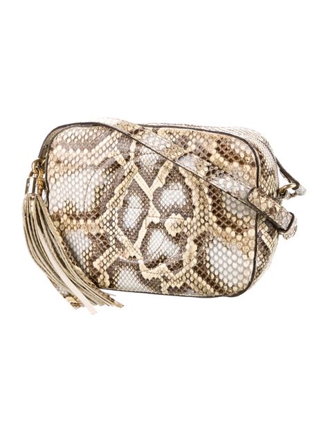 gucci python soho disco bag